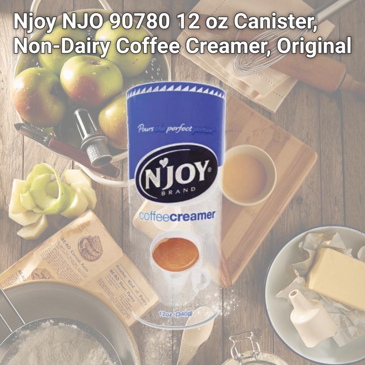 Picture of Njoy NJO 90780 12 oz Canister, Non-Dairy Coffee Creamer, Original