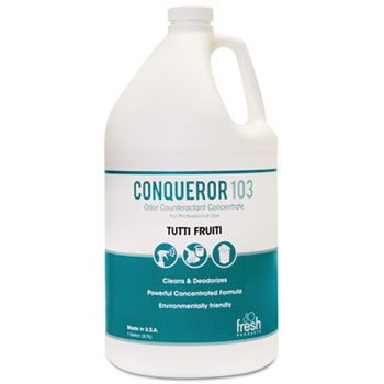 1wbtu 1 Gal Conqueror 103 Odor Counteractant Concentrate, Tutti-frutti