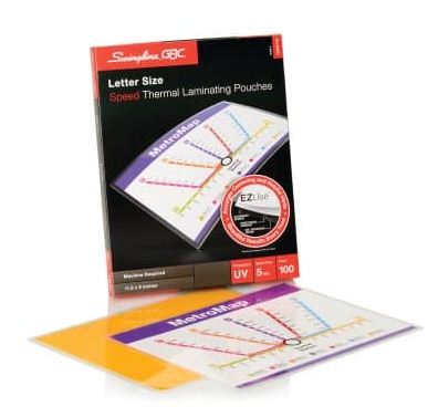 11.5 X 9 In. 5 Millimeter Ezuse Thermal Laminating Pouches - 200 Per Pack - Pack Of 6