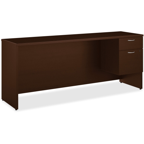 72 X 19.88 X 29.5 In. 101 Series Single Pedestal Credenza, Right - Pinnacle