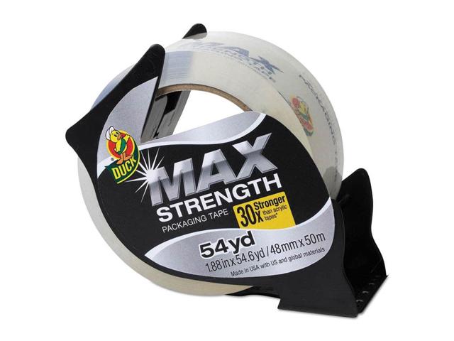 284982 1.88 X 54.6 In. Yds 3 In. Core Max Packaging Tape With Economy Dispenser, Clear