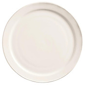 840410n11 6.5 In. Porcelain Plate With Narrow Rim - Bright White, Case Of 36