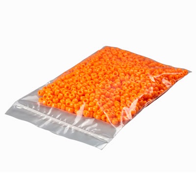5 X 8 In. 2 Mm Zip Reclosable Polyethylene Bags, Clear