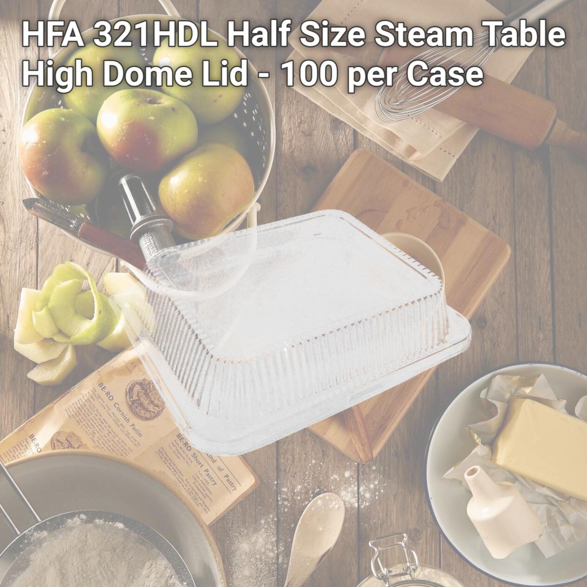 Picture of HFA 321HDL Half Size Steam Table High Dome Lid - 100 per Case