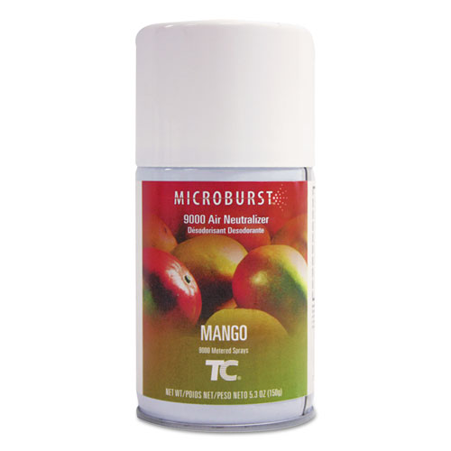 Rubbermaid Commercial Products 401693ct 5.3 Oz Mango Microburst 9000 Air Freshener Aerosol Refill