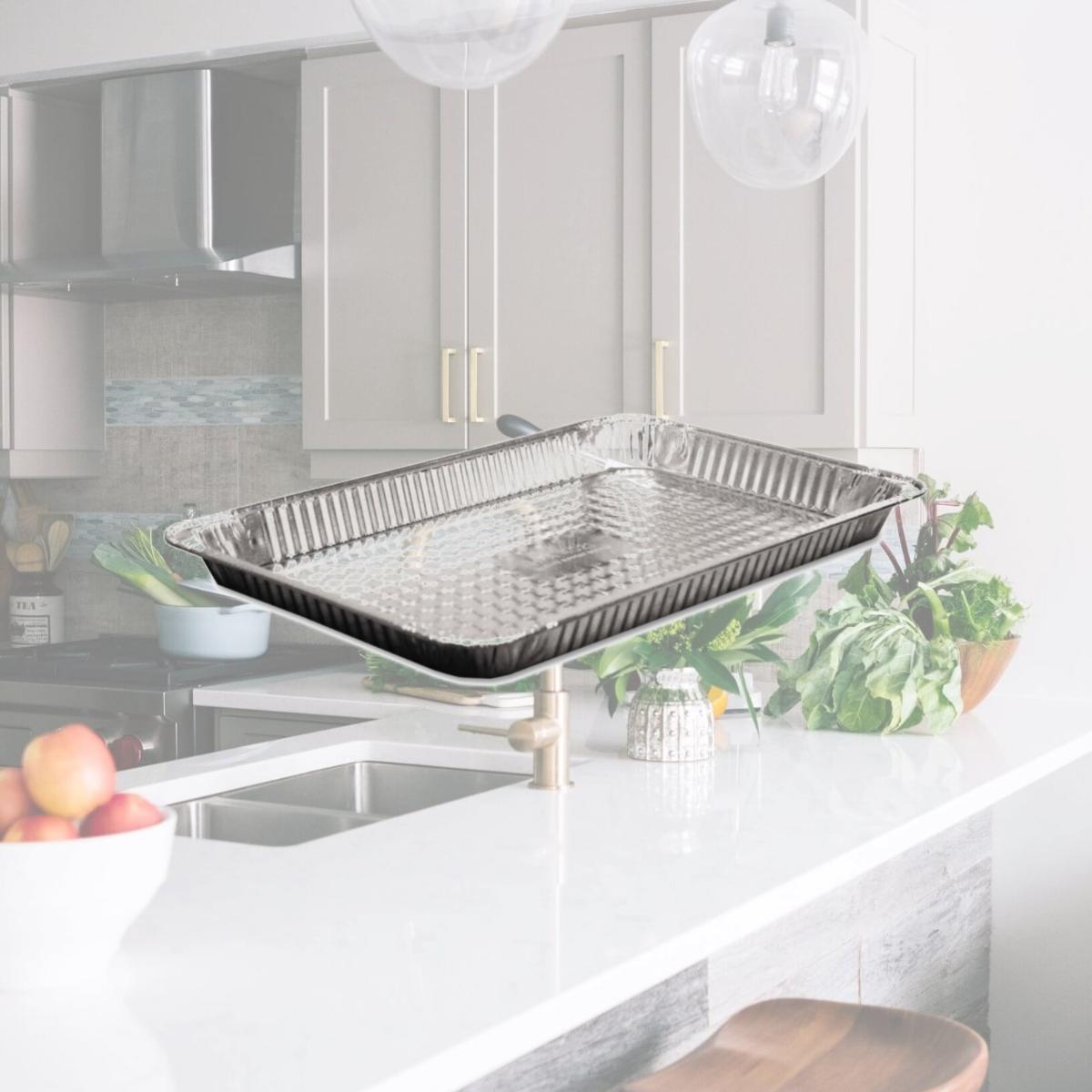 Picture of HFA 402170 1.62 in. Steam Table Aluminum Full-Size Pan, Shallow