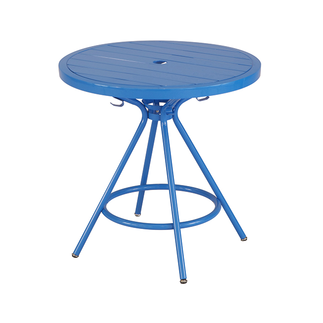 29.5 X 30 In. Cogo Steel Round Tables, Blue