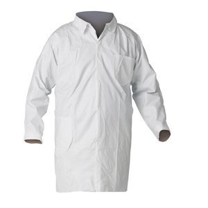 Kimberly Clark Consumer 44445 Particle Protection Lab Coats, 2xl - White