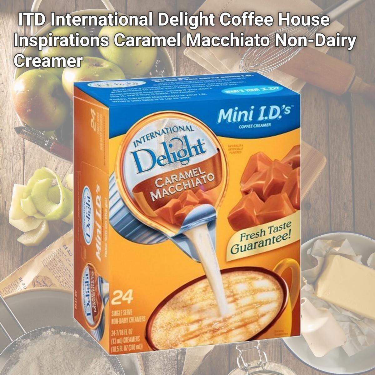 Picture of Dean Foods ITD101766 International Delight Coffee House Inspirations Caramel Macchiato Non-Dairy Creamer