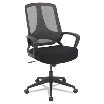 Alera Alemb4718 Mb Series Mesh Mid-back Office Task Chair, Black