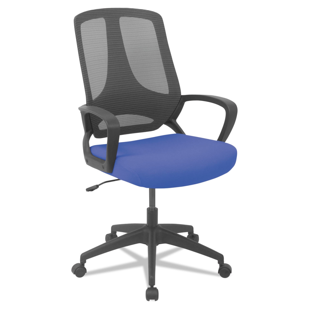 Alera Alemb4728 Mb Series Mesh Mid-back Office Task Chair, Blue & Black