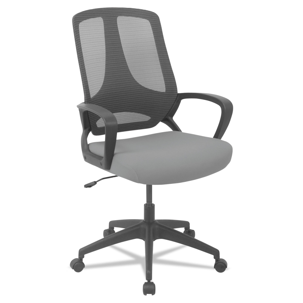 Alera Alemb4748 Mb Series Mesh Mid-back Office Task Chair, Gray & Black