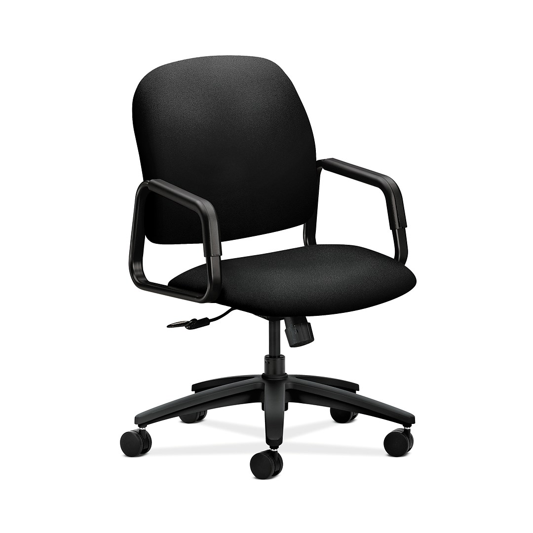 4001cu10t Solutions Seating Plastic Executive Task Office Chair, Black