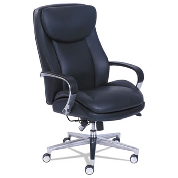 Lzb48957 2000 High-back Executive Chair With Dynamic Lumbar Support, Black