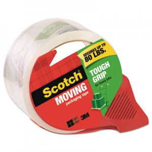 Scotch Mmm3500rd Tough Grip Moving Packaging Tape With Dispenser
