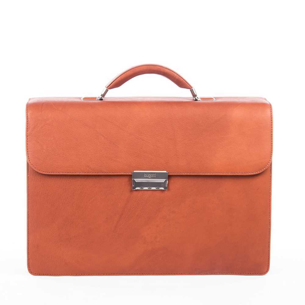 Bug49545807 Sartoria Medium Briefcase, Leather, Cognac