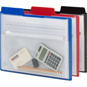 Smead Manufacturing SMD89614 Project Organizers with Zip Pouch, Assorted - Pack of 3
