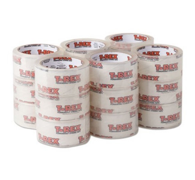 . 285724 T-rex Packaging Tape, Crystal Clear - 1.88 In X 35 Yd.