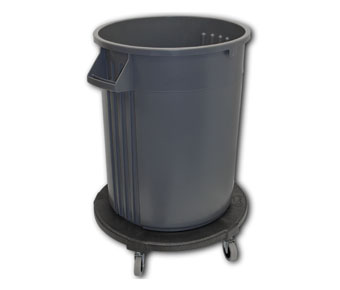 7720gra 20 Gal Plastic Round Container
