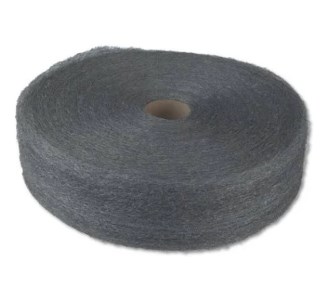 105044 Steel Gray Industrial-quality Steel Wool Reel No. 1 Medium, 5 Lbs Reel - 6 Per Case