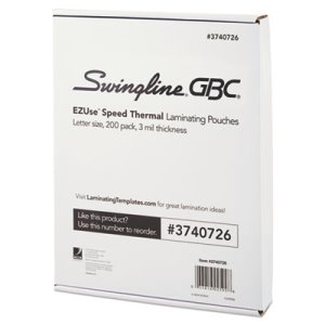3740726 Gbc Ezuse Thermal Laminating Pouches