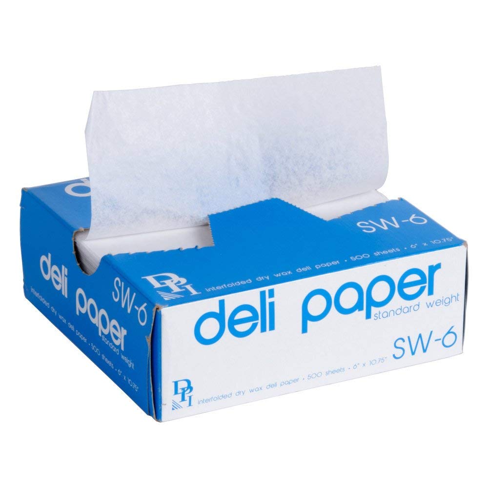 Sw6xx 6 X 10.75 In. Interfolded Deli Wrap Wax Paper