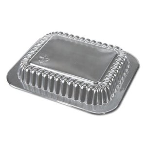P2201000 5.12 X 4.12 In. Plastic Dome Lid For Oblong Aluminum Pan, 1 Lbs