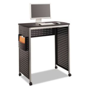 Safco 1908bl 42 X 39.5 X 23.25 In. Scoot Stand-up Workstation, Black - 39.5 X 23.25 X 42 In.
