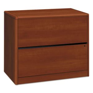 10762co 10700 Series Two Drawer Lateral File, Cognac - 29.5 X 36 X 20 In.
