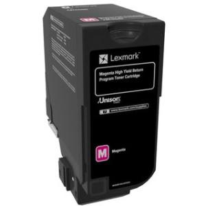 Lexmark 74C1HM0 Unison Original Extra High Yield Return Program Toner Cartridge, Magenta
