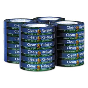 284371 0.94 In. X 60 Yds Clean Release Painters Tape, Blue - 24 Per Pack