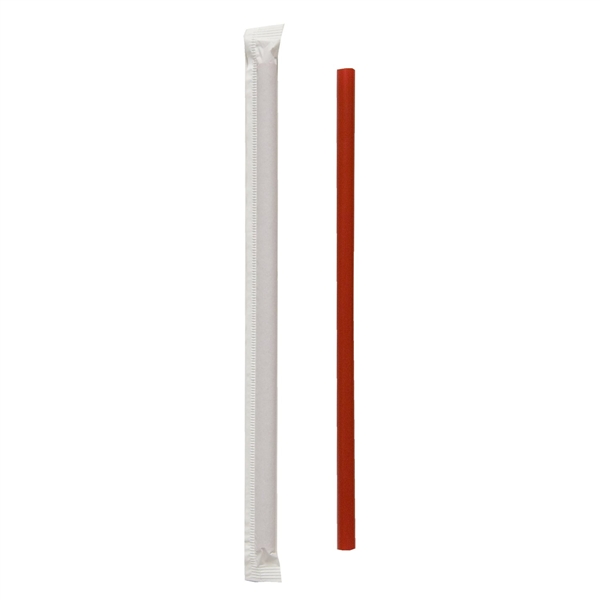 UPC 041165056860 product image for Solo. Cup 824RX 7.75 in. Giant Soda Straw Wrapped Paper Red | upcitemdb.com