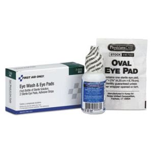 7009 Eyewash Set With Eyepads & Adhesive Strips