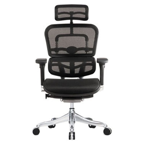 Me22ergltn15 Elite High-back Chair, Black Seat & Back
