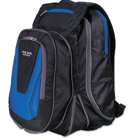Mead Products 73417 Expandable Backpack, Blue & Black