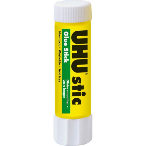 Staedtler 99648 0.29 Oz Uhu Stic Permanent Clear Application Glue Stick, White