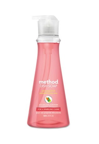 Method Products 729 18 Oz Pink Grapefruit Scent Dish Soap Pump
