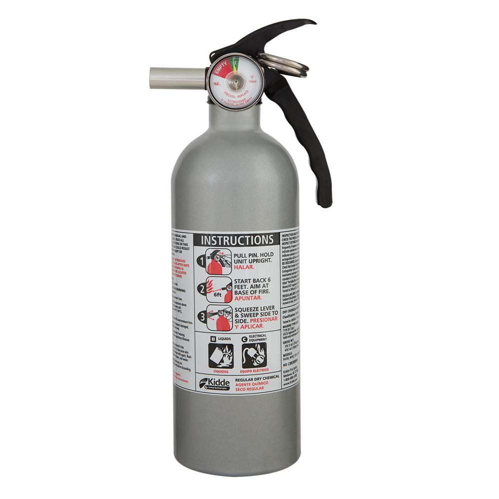 Kidde 21006287MTL 14.5 x 3.25 in. FX511 Automobile Fire Extinguisher 5 B-C - 100 PSI Kidde 21006287MTL 14.5 x 3.25 in. FX511 Automobile Fire Extinguisher 5 B-C - 100 PSI
