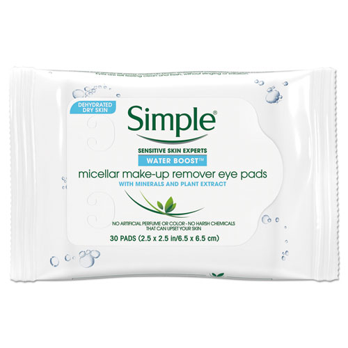27222pk Simple Eye Make-up Remover Pads, White