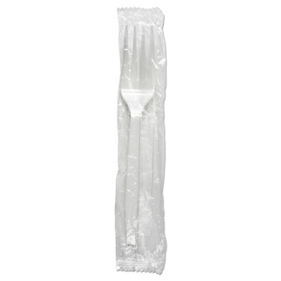 Forkmwps Mediumweight Polystyrene Cutlery Fork - White, 1000 Per Case