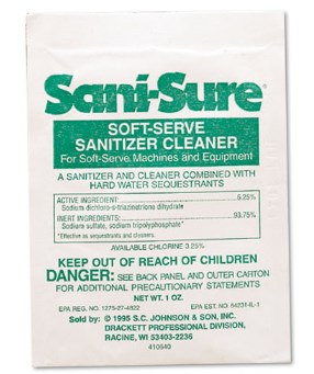 90234 1 Oz Sani Sure Soft Serve Sanitizer & Cleaner
