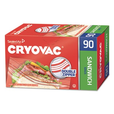 100946906 Cryovac Resealable Sandwich Bags