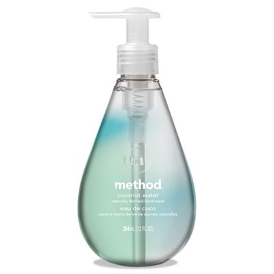 Method Products 01853ct 12 Oz Gel Hand Wash Coconut Waters, Clear