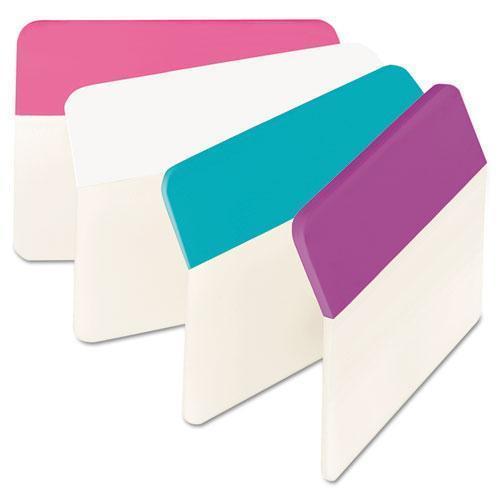686apwav 2 X 1.5 In. Durable Angled File Tabs, Assorted Pastel Color - 24 Per Pack