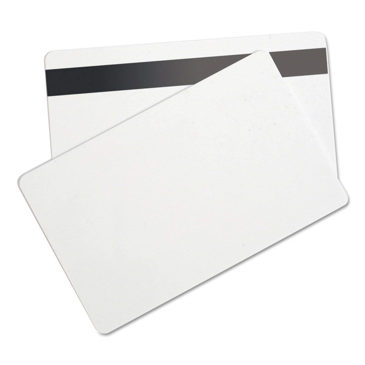 80340 2.12 X 3.37 In. Sicurix Blank Id Card With Magnetic Strip, White - 100 Per Pack