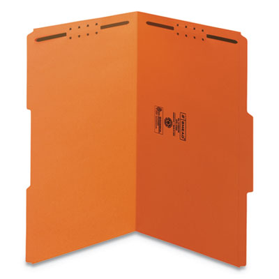 17540 0.3 Orange Top Tab Colored Fastener Folders