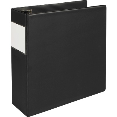 17190 4 In. Earths Choice Biobased Locking D-ring Reference Binder, Black