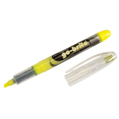 4612662 Fluorescent Glo-brite Liquid Highlighter, Yellow