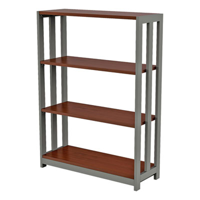 Tr735ch 43.3 In. Trento Line Bookcase With 3 Shelf - Cherry