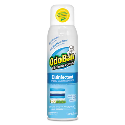 91070114a12 14 Oz Can Disinfectant-fabric & Air Freshener 360 Spray, Fresh Linen
